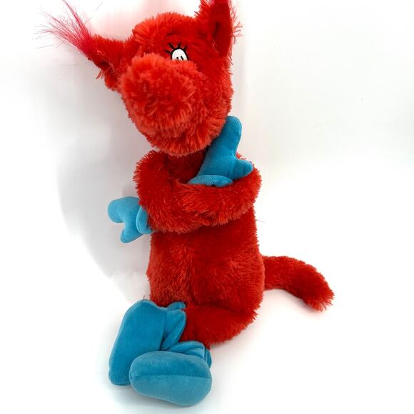 Kohl's Cares Plush Dr. Seuss Fox in Socks 18" Red Blue Stuffed Animal - Picture 8 of 9